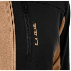 Cube ATX CMPT Langarm Trikot Mit Durchgehendem Reißverschluss Herren Braun/schwarz -Cityräder magasin en ligne cube atx cmpt full zip ls jersey men brownnblack 5