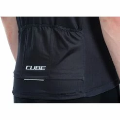 Cube Teamline CMPT Kurzarm Trikot Herren Schwarz/blau -Cityräder magasin en ligne cube teamline cmpt ss jersey men blacknbluengrey 4