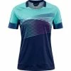 Cube Teamline Rundhals Kurzarm Trikot Damen Blau -Cityräder magasin en ligne cube teamline crew neck ss jersey women bluenmint 1
