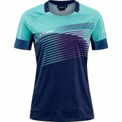 Cube Teamline Rundhals Kurzarm Trikot Damen Blau
