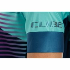 Cube Teamline Rundhals Kurzarm Trikot Damen Blau 10 Cube Teamline Rundhals Kurzarm Trikot Damen Blau -Cityräder magasin en ligne cube teamline crew neck ss jersey women bluenmint 4