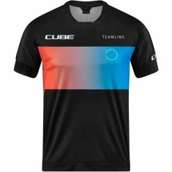 Cube Teamline Rundhals Kurzarm Trikot Herren Schwarz/bunt