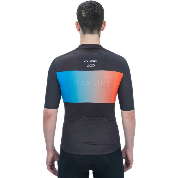 Cube Teamline Kurzarm Trikot Herren Schwarz/bunt 5 Cube Teamline Kurzarm Trikot Herren Schwarz/bunt – Bild 3