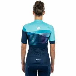 Cube Teamline Kurzarm Trikot Damen Blau/türkis -Cityräder magasin en ligne cube teamline ss jersey women bluenmint 3