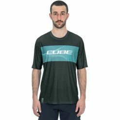 Cube Vertex Rundhals Kurzarm Trikot Herren Schwarz/türkis 8 Cube Vertex Rundhals Kurzarm Trikot Herren Schwarz/türkis -Cityräder magasin en ligne cube vertex crew neck ss jersey men greynmint 2