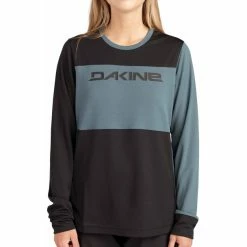 Dakine Thrilluim Langarm Trikot Damen Blau/schwarz -Cityräder magasin en ligne dakine thrilluim long sleeved jersey women blue 4
