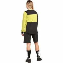 Dakine Thrilluim Langarm Trikot Damen Schwarz/gelb -Cityräder magasin en ligne dakine thrilluim long sleeved jersey women green 4