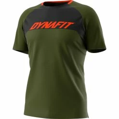 Dynafit Ride Kurzarm Tee Herren Oliv/schwarz