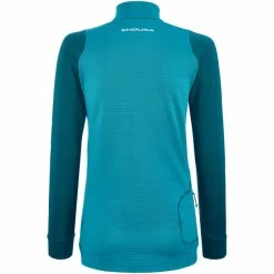 Endura SingleTrack Fleece Trikot Damen Petrol -Cityräder magasin en ligne endura singletrack fleece jersey women deep teal 3