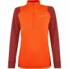 Endura SingleTrack Fleece Trikot Damen Orange 2 Endura SingleTrack Fleece Trikot Damen Orange -Cityräder magasin en ligne endura singletrack fleece jersey women paprika 1