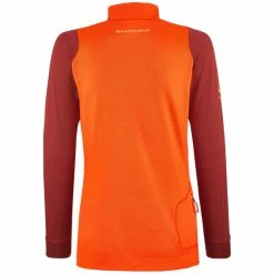 Endura SingleTrack Fleece Trikot Damen Orange -Cityräder magasin en ligne endura singletrack fleece jersey women paprika 3