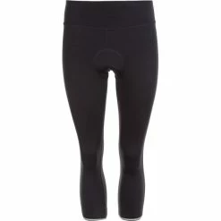 Endurance Juvel ¾ Fahrradhose Gel-Pad Damen Schwarz