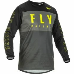 Fly Racing F-16 Langarm Trikot Kinder Rot/schwarz