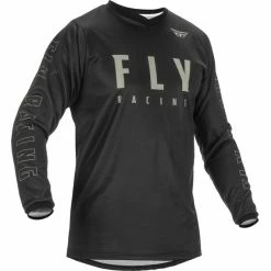 Fly Racing F-16 Langarm Trikot Herren Schwarz/grau