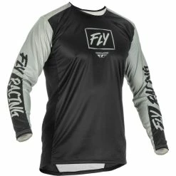 Fly Racing Lite Langarm Trikot Herren Grau/schwarz