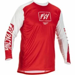 Fly Racing Lite Langarm Trikot Herren Rot