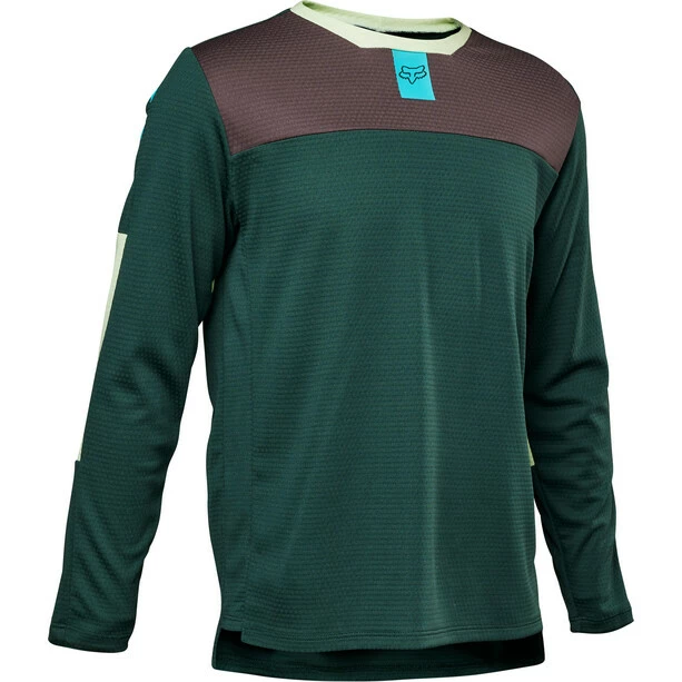 Fox Defend Langarm Trikot Jugend Petrol 3 Fox Defend Langarm Trikot Jugend Petrol
