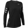 Fox Defend Pro Langarm Trikot Damen Schwarz -Cityräder magasin en ligne fox defend pro ls jersey women black 1