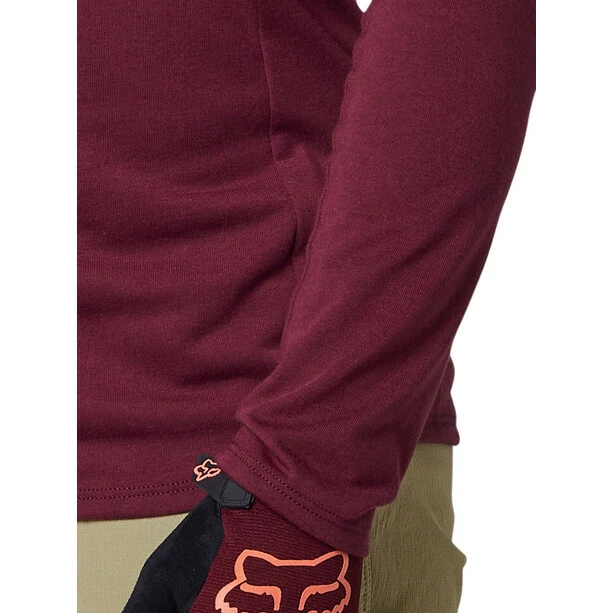 Fox Ranger Drireleas Mid Langarm Trikot Damen Rot 8 Fox Ranger Drireleas Mid Langarm Trikot Damen Rot – Bild 6