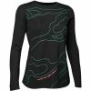 Fox Ranger Drireleas Lunar Mid Langarm Trikot Damen Schwarz -Cityräder magasin en ligne fox ranger drireleas lunar ls mid jersey women black 1