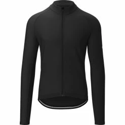 Giro Chrono Langarm Thermo Trikot Herren Schwarz