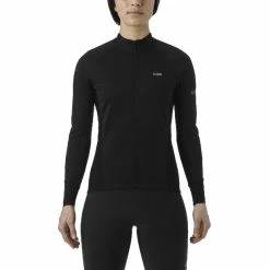Giro Chrono Pro Windbloc Langarm Trikot Damen Schwarz -Cityräder magasin en ligne giro chrono pro windbloc ls jersey women black 2