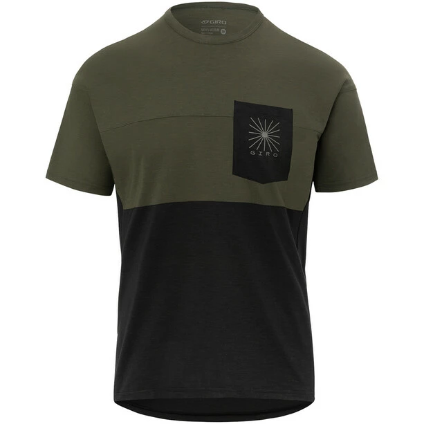 Giro Ride Trikot Herren Oliv/schwarz 3 Giro Ride Trikot Herren Oliv/schwarz