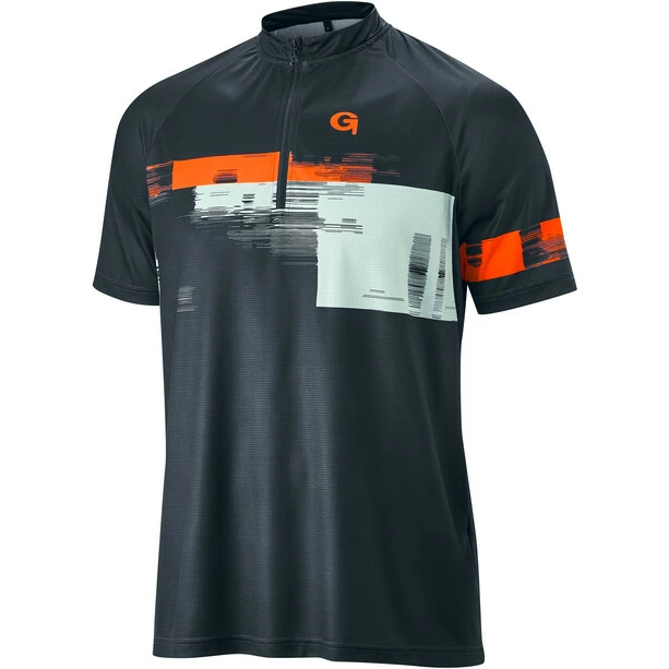 Gonso Avisio Kurzarm Fahrradshirt Mit 1/2 Reißverschluss Herren Grau 5 Gonso Avisio Kurzarm Fahrradshirt Mit 1/2 Reißverschluss Herren Grau – Bild 3