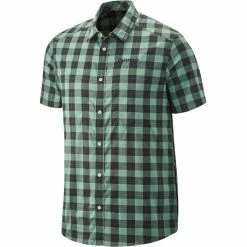 Gonso Don Kurzarm Radshirt Herren Grün -Cityräder magasin en ligne gonso don ss bike shirt men nova grey check 3