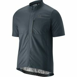 Gonso Ledro Kurzarm Full-Zip Fahrradshirt Herren Grau -Cityräder magasin en ligne gonso ledro full zip ss bike shirt men graphite 3