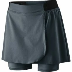 Gonso Levico Fahrradrock Damen Grau -Cityräder magasin en ligne gonso levico bike skirt women graphite 3