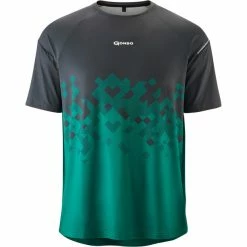 Gonso Mesores Kurzarm Fahrradshirt Herren Petrol/grau