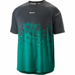 Gonso Mesores Kurzarm Fahrradshirt Herren Petrol/grau -Cityräder magasin en ligne gonso mesores ss bike shirt men quetzal green 3