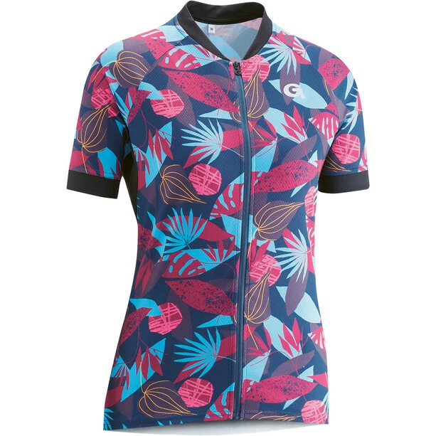 Gonso Nadiza Kurzarm Fullzip Trikot Damen Bunt 3 Gonso Nadiza Kurzarm Fullzip Trikot Damen Bunt