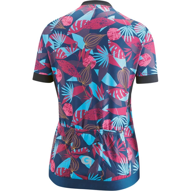 Gonso Nadiza Kurzarm Fullzip Trikot Damen Bunt 4 Gonso Nadiza Kurzarm Fullzip Trikot Damen Bunt – Bild 2