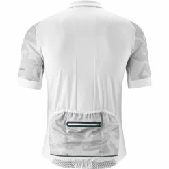Gonso Padeon Kurzarm Full-Zip Fahrradtrikot Herren Weiß/grau -Cityräder magasin en ligne gonso padeon full zip ss bike jersey men white 2