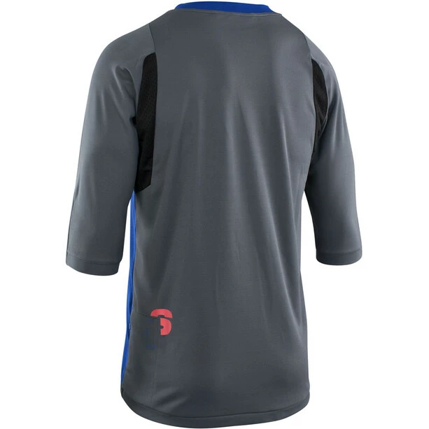 ION Scrub AMP 3/4-Arm Trikot Herren Grau/blau 4 ION Scrub AMP 3/4-Arm Trikot Herren Grau/blau – Bild 2