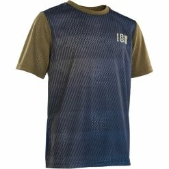 ION Scrub Kurzarm Trikot Kinder Blau/braun
