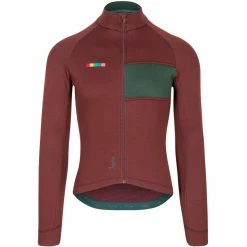 Isadore Signature Thermal Adventure Langarm Trikot Herren Rot