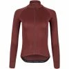 Isadore Signature Thermal Langarm Trikot Damen Rot -Cityräder magasin en ligne isadore signature thermal ls jersey women bitter chocolate 1