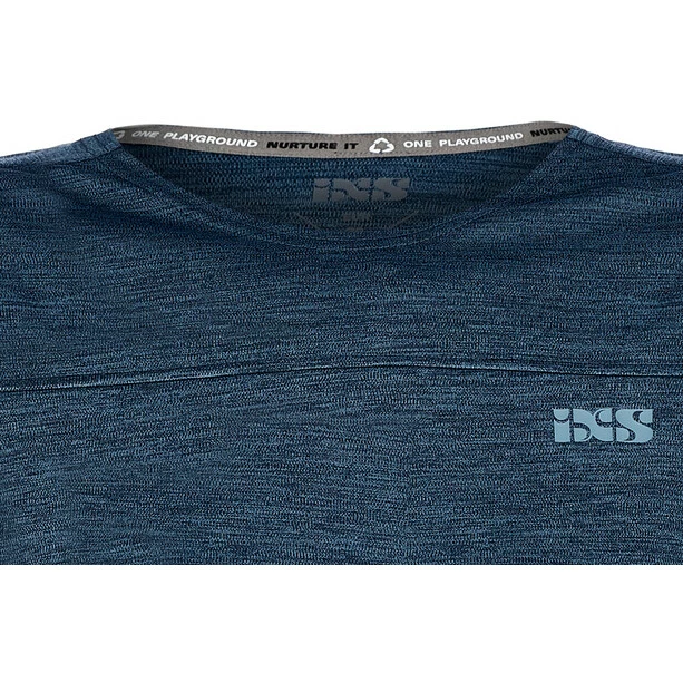 IXS Flow Langarm Trikot Damen Blau 4 IXS Flow Langarm Trikot Damen Blau – Bild 2