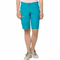 Jack Wolfskin Tourer Shorts Damen Türkis -Cityräder magasin en ligne jack wolfskin tourer shorts women dark aqua 3