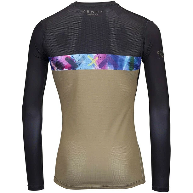 KENNY Charger Langarm Trikot Damen Schwarz/beige 4 KENNY Charger Langarm Trikot Damen Schwarz/beige – Bild 2