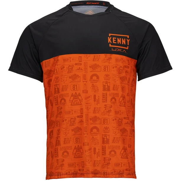 KENNY Charger Kurzarm Trikot Herren Schwarz/orange 7 KENNY Charger Kurzarm Trikot Herren Schwarz/orange – Bild 5