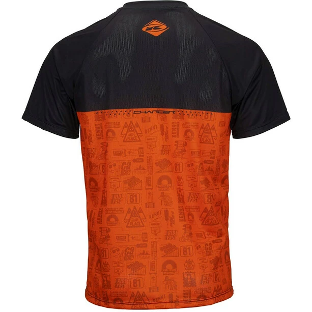 KENNY Charger Kurzarm Trikot Herren Schwarz/orange 8 KENNY Charger Kurzarm Trikot Herren Schwarz/orange – Bild 6
