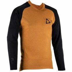 Leatt MTB All Mountain 5.0 Langarmtrikot Herren Orange/schwarz