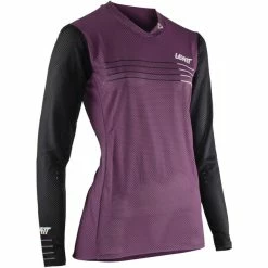 Leatt MTB Gravity 4.0 Langarm Trikot Damen Lila