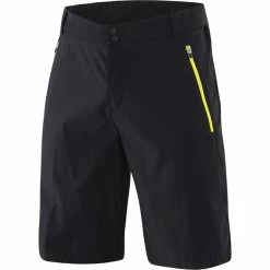 Löffler Löffler Comfort-2-E CSL Fahrradshorts Herren Schwarz/gelb