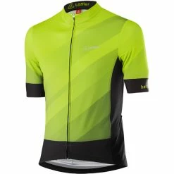Löffler Löffler Hotbond Kurzarm Full-Zip Fahrradtrikot Herren Gelb