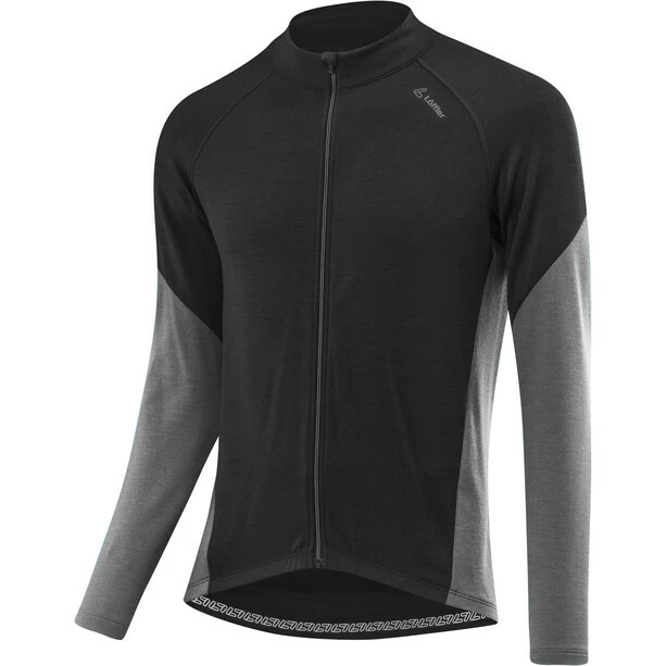 Löffler Löffler Langarm Fahrradtrikot Aus Wolle Herren Schwarz 3 Löffler Löffler Langarm Fahrradtrikot Aus Wolle Herren Schwarz